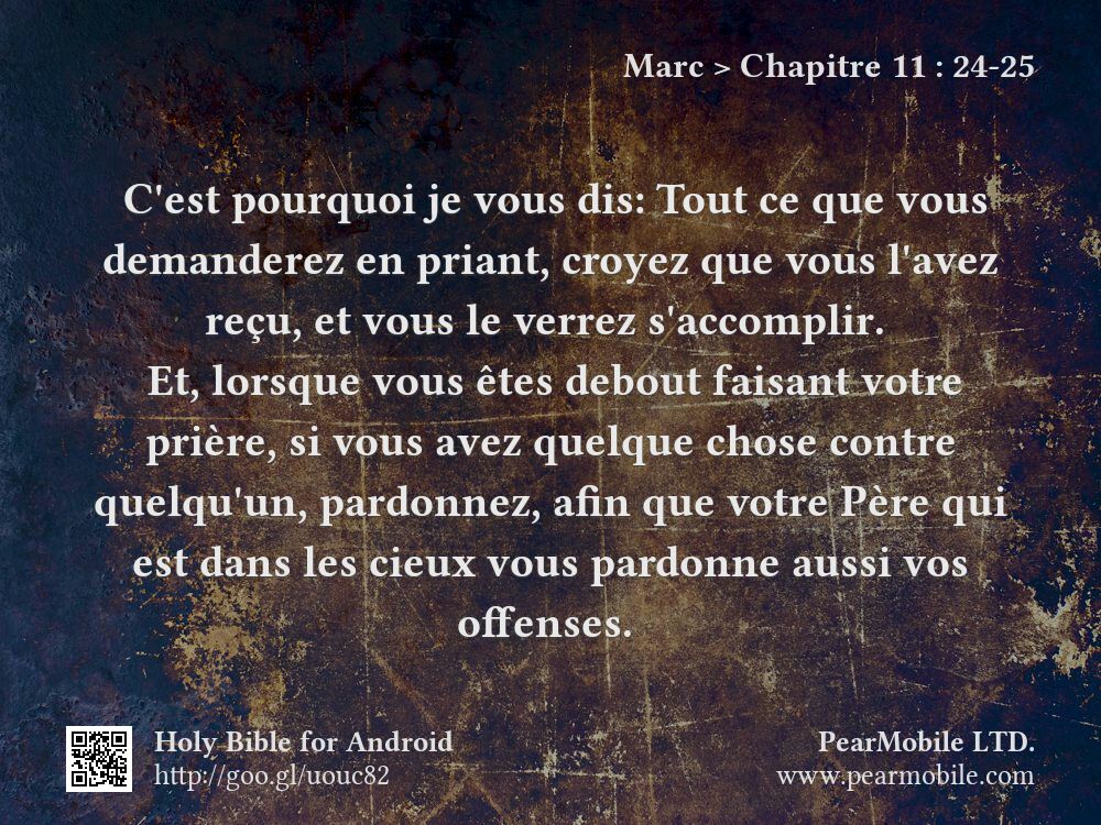 Marc, Chapitre 11:24-25